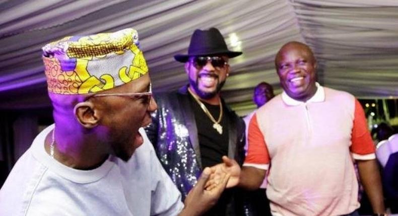 Lagos State Governor, Akinwunmi Ambode, Banky W, DJ Spinall