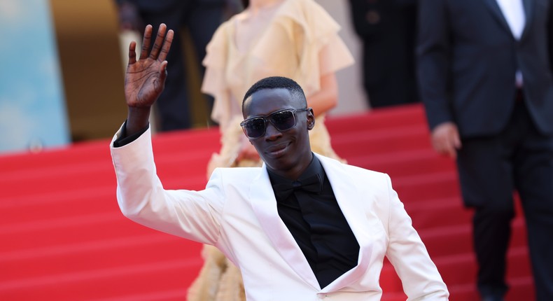 TikTok star Khaby Lame at the Cannes film festival.