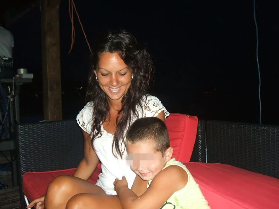 Pre tragedije: Dijana Zlatić sa sinom