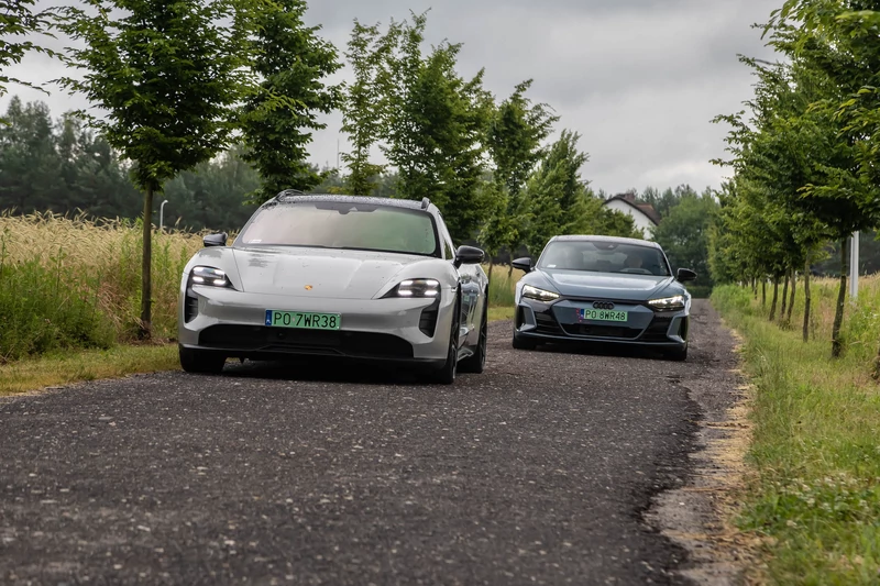 Podróż Porsche Taycanem i Audi e-tronem GT do Chorwacji