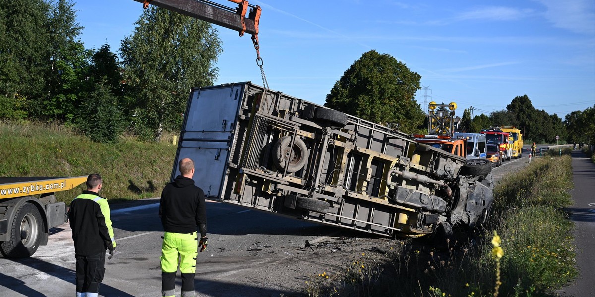 Tragiczny wypadek w Małkowie. Zginęła jedna osoba.