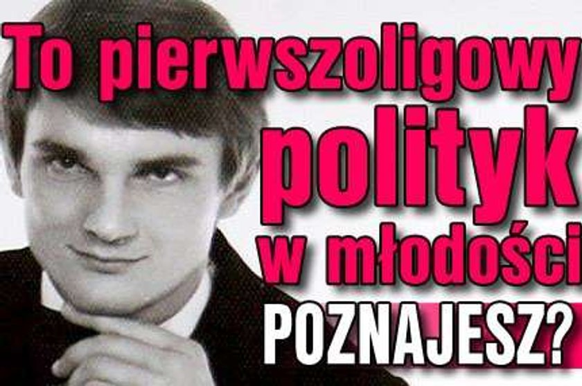 To pierwszoligowy polityk w młodości. Poznajesz?