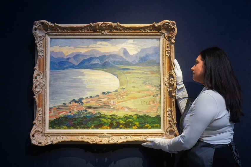 Vinston Čerčil, Riviera Coast Scene