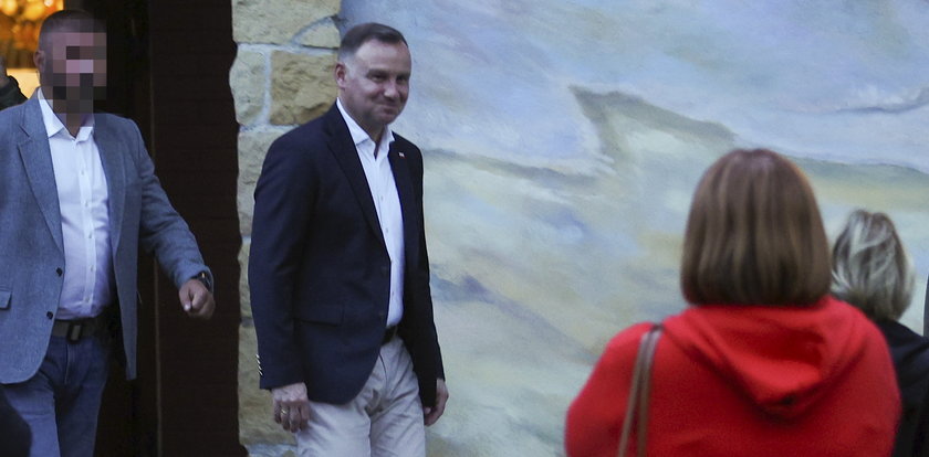 Prezydent Andrzej Duda wypoczywa w Juracie. A tak zaczął swoją wizytę