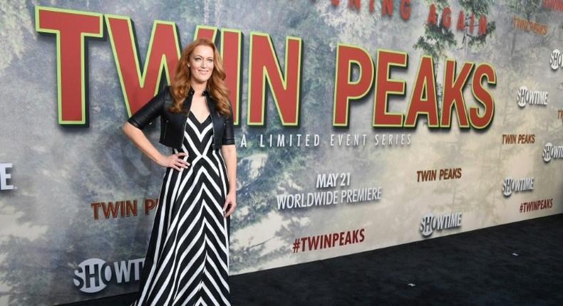 Cast member Adele Renee attends the world premiere of the Showtime limited-event series Twin Peaks at the Ace Hotel in Los Angeles, California