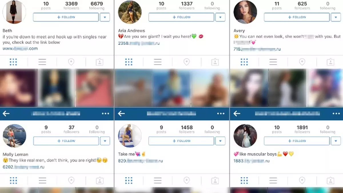 Instagram zalany fałszywymi profilami