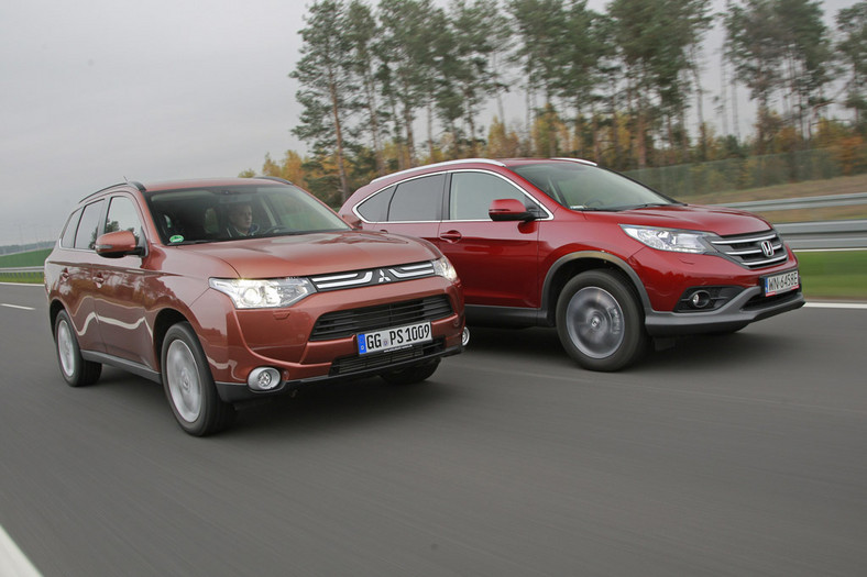 Mitsubishi Outlander kontra Honda CR-V: SUV-y bez zbędnych fajerwerków