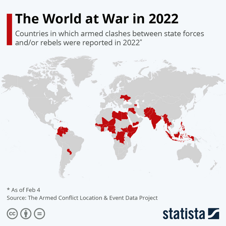 Konflikty zbrojne na świecie w 2022 r.