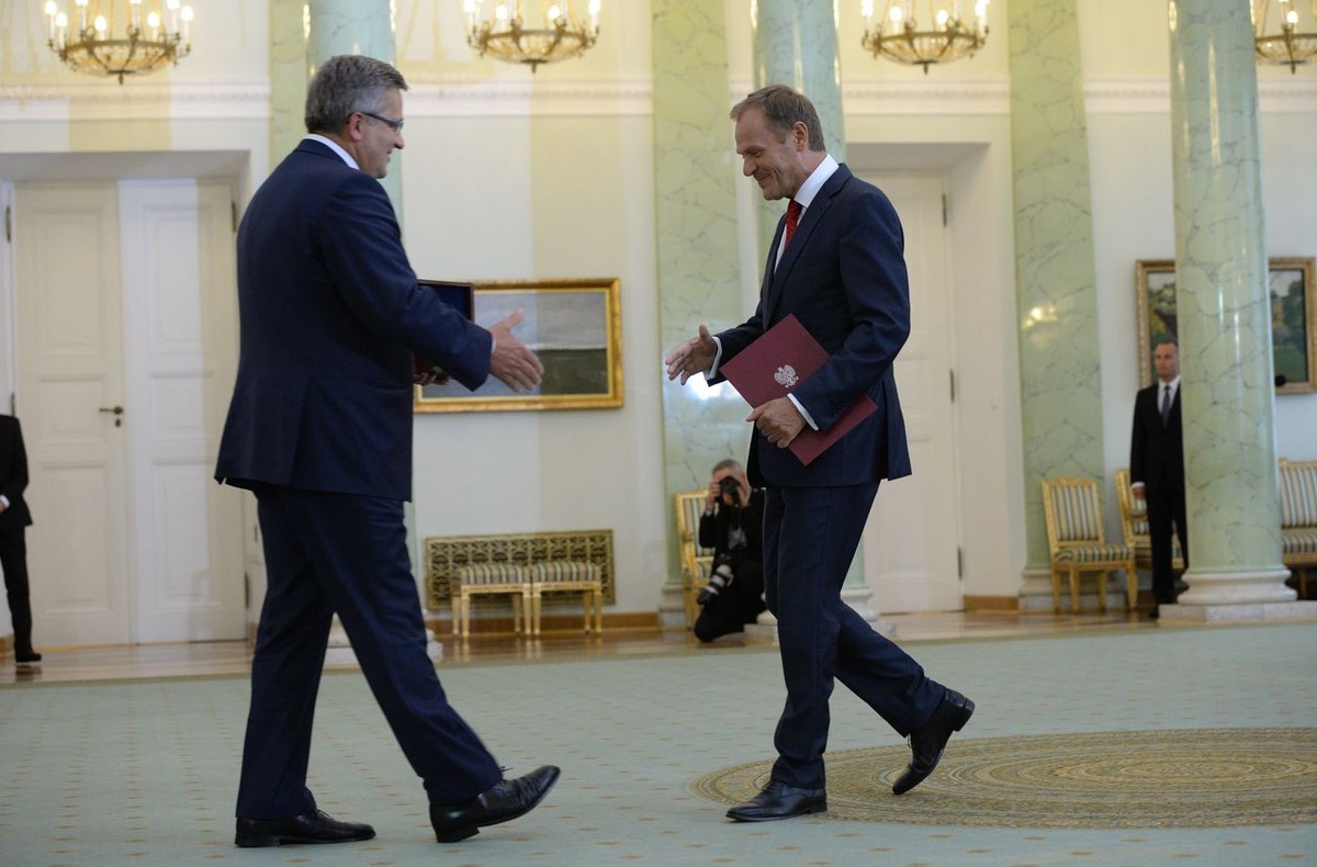 Bronisław Komorowski i Donald Tusk