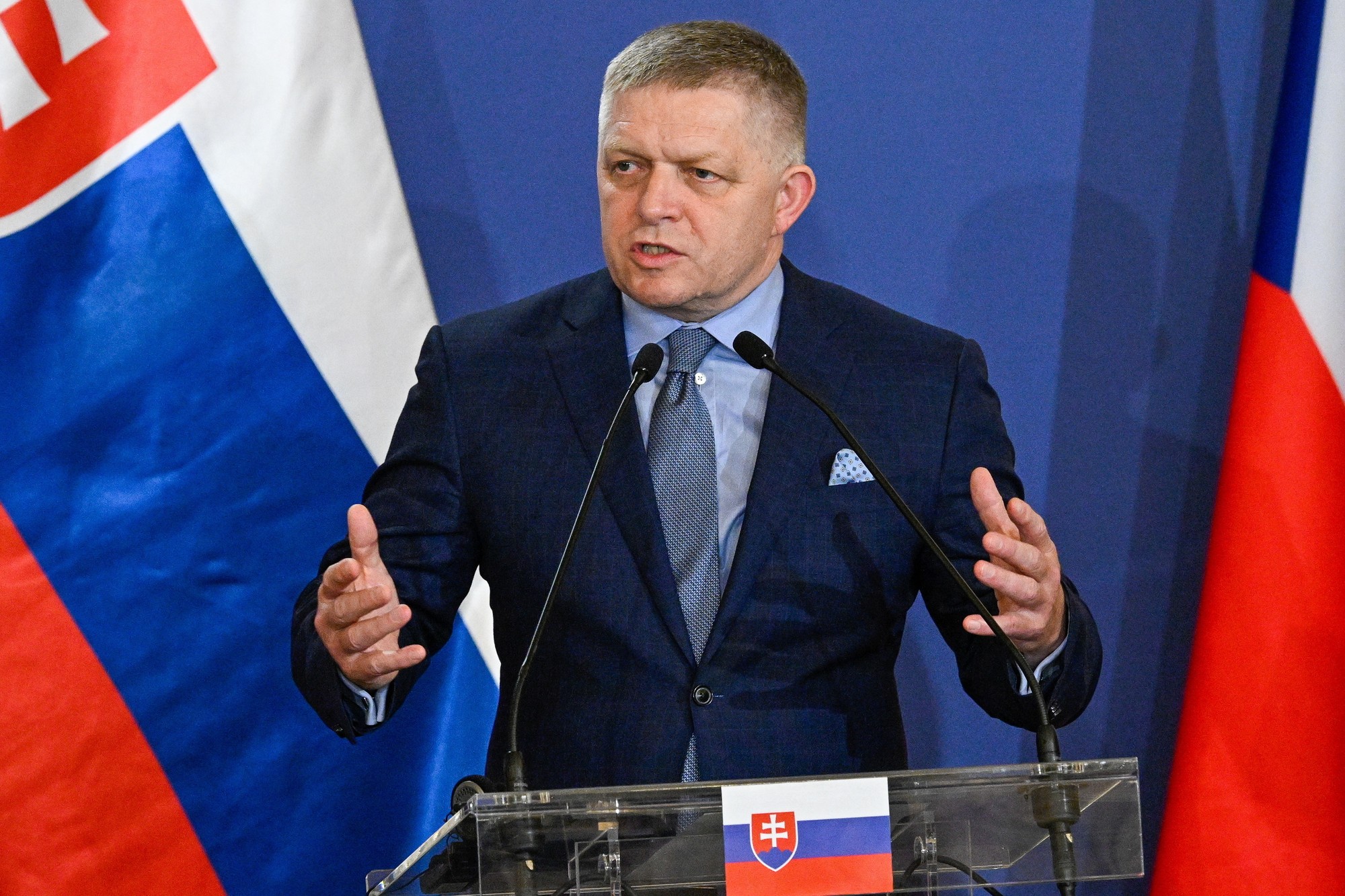Slovenský premiér Robert Fico. 