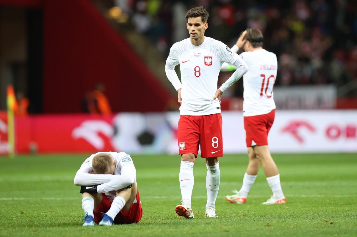 Polacy po meczu eliminacyjnym grupy E piłkarskich mistrzostw Europy z Mołdawią