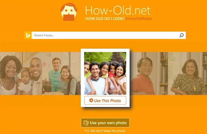 How-old.net. Microsoft podobno nie przechowuje zdjęć