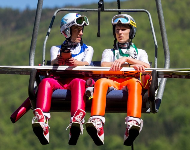 Stoch skakał pod okiem nowego trenera. Horngacher trenował z kadrą w Szczyrku