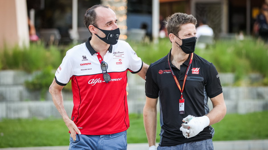 Robert Kubica i Romain Grosjean