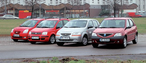 Chevrolet Aveo, Dacia Logan, Fiat Panda, Kia Picanto - I nie ma mocnych!