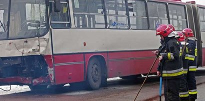 Wypadek autobusu linii 175. 13 rannych w Dąbrowie Górniczej