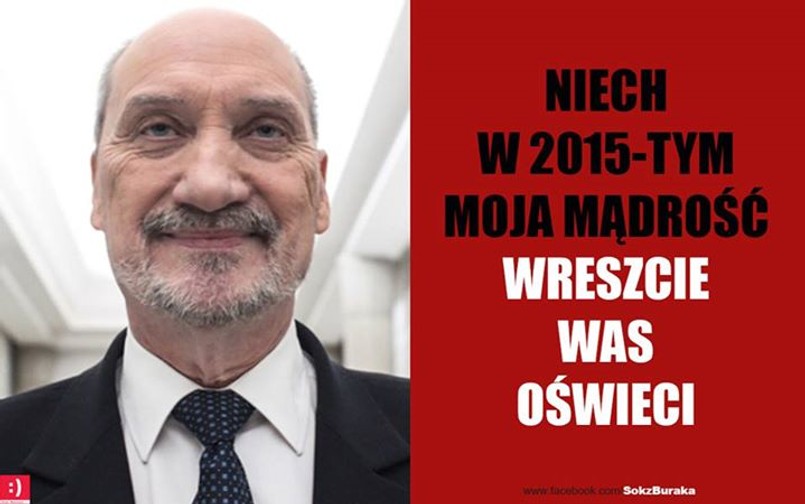 Antoni Macierewicz ma dla Polaków noworoczne życzenia.