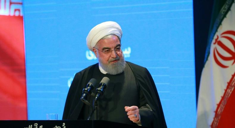 Iranian President Hassan Rouhani said that Tehran is willing to return to the negotiating table if the United States first drops sanctions