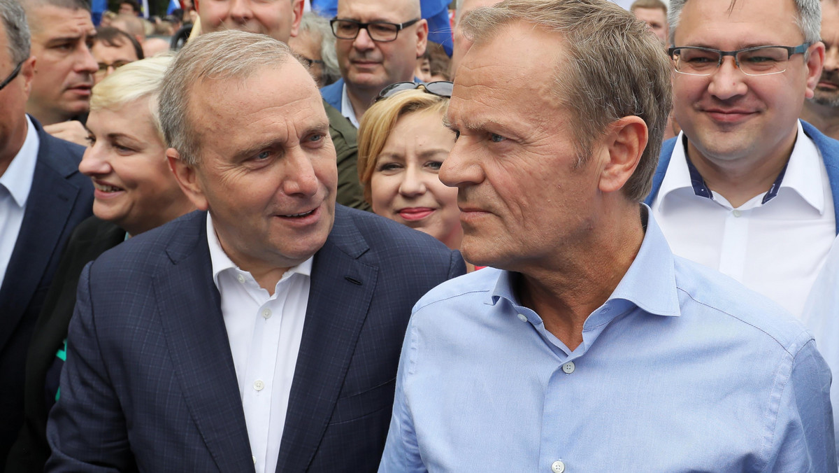 Kandydat opozycji na prezydenta. Schetyna i Tusk rozmawiali w Brukseli