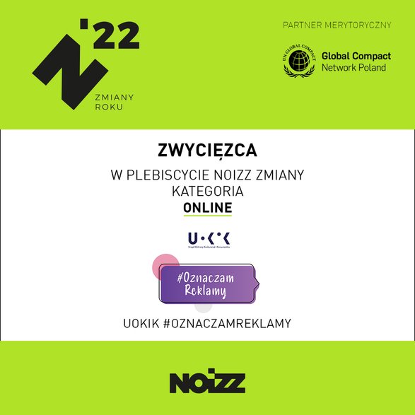 UOKIK zwycięża w kategorii Online