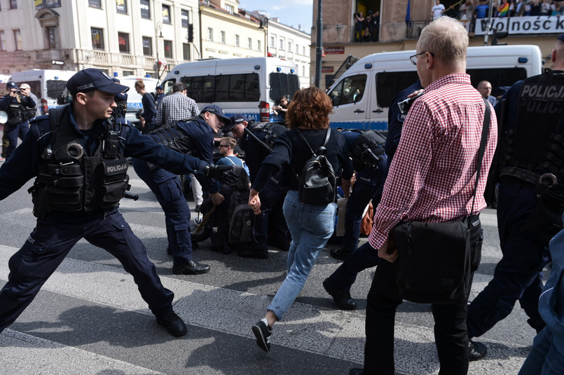 Kontrmanifestacja Marszu suwerenności