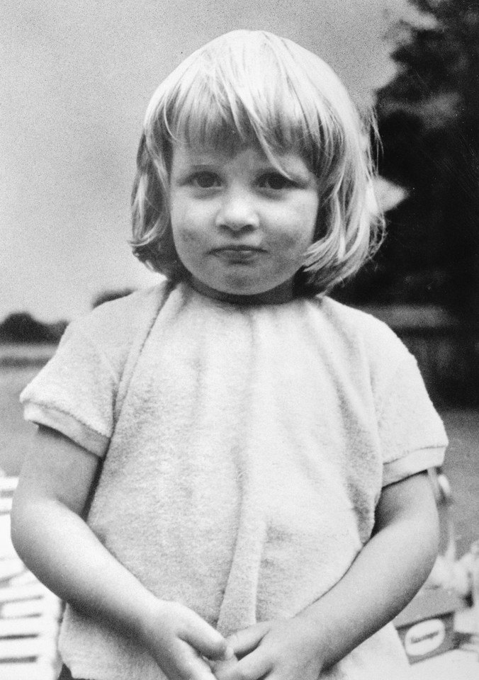 Lady Diana Spencer w wieku 3 lat