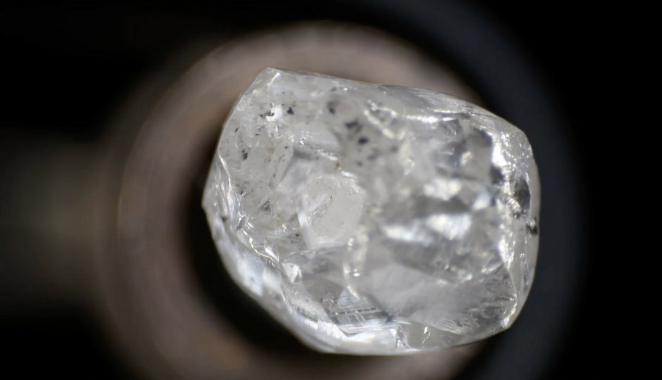 Rzadki diament nazwany Beating Heart, aby podkreślić dodatkowy kamień w jego wnętrzu