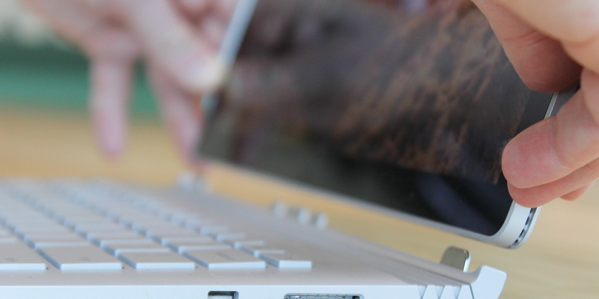 Microsoft's Surface Book laptop is also a tablet.