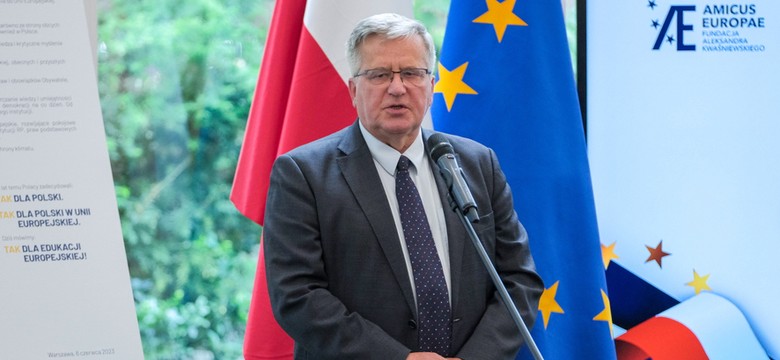 Bronisław Komorowski o decyzji prezydenta. "Nie rozumiem, czemu się ociągał"