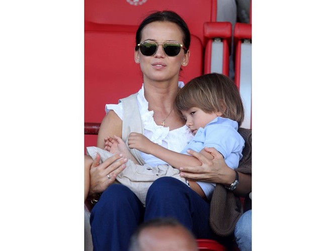 Dla Przybylskiej najważniejsze jest życie rodzinne. Na zdjęciu – wraz z synem