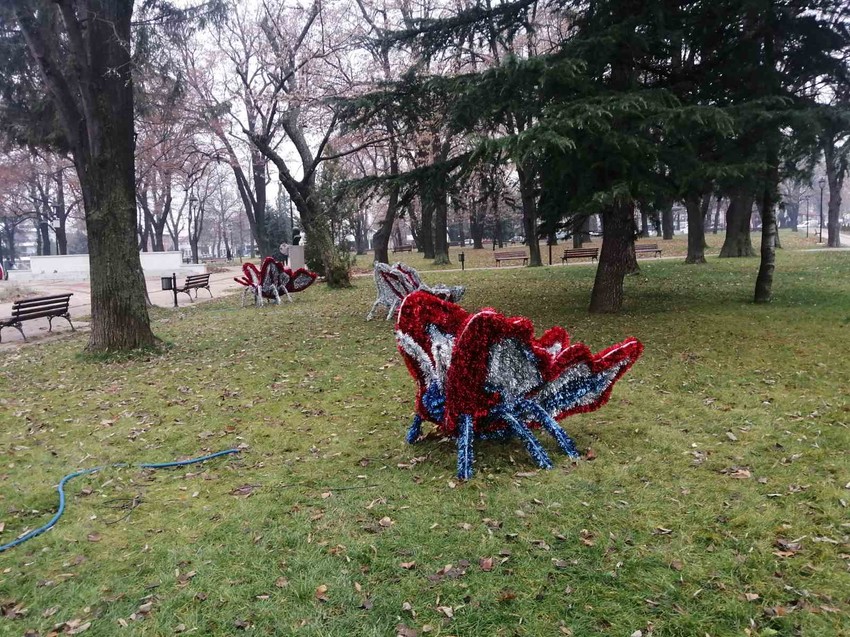Vranje, novogodišnji ukrasi 2021/22