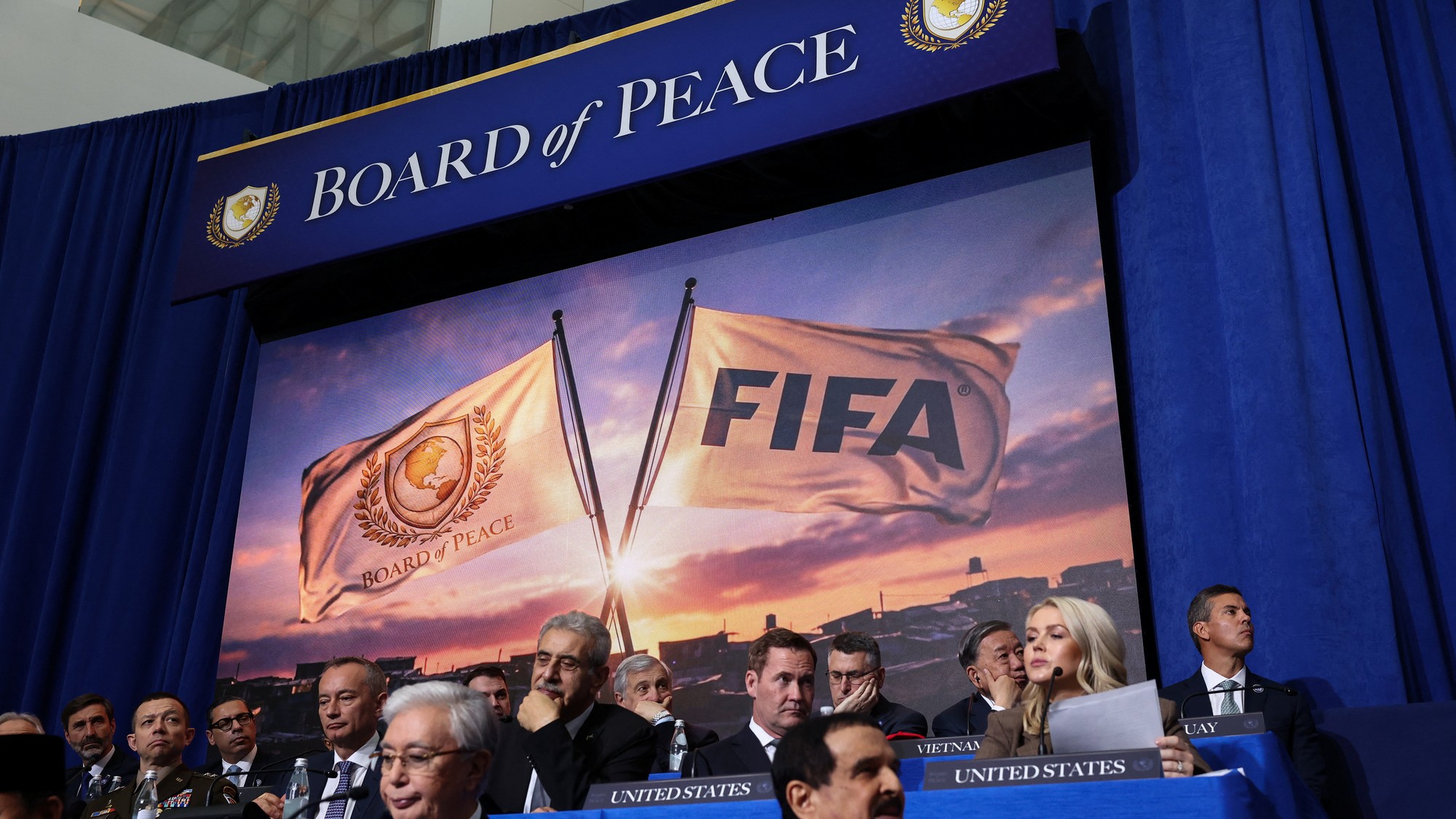 Ustanovujúce zasadnutie Rady mieru vo Washingtone