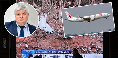 Katastrofa Boeinga w Chinach. Maciej Lasek mówi o „mocno nietypowym” wypadku [WIDEO]