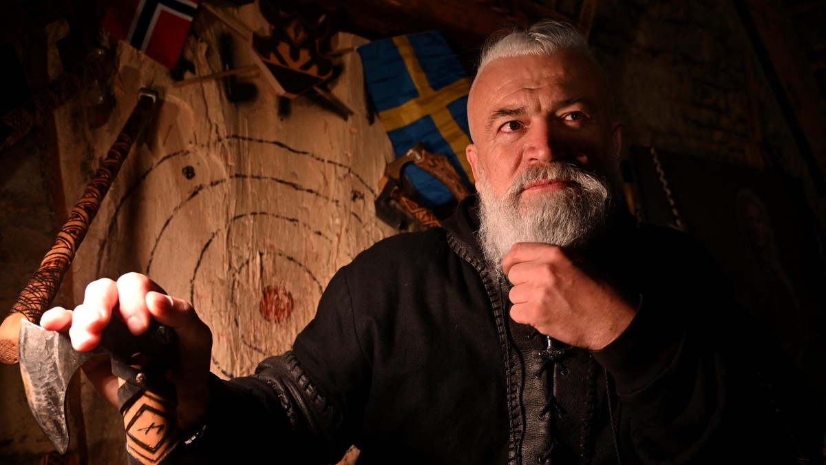 Bosanski viking - ilustracija