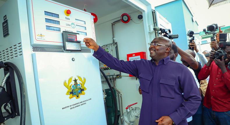 Bawumia commissions automated premix fuel system to revolutionize Ghana's fishing industry