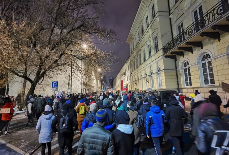 Strajk Kobiet w Warszawie, 29.01.