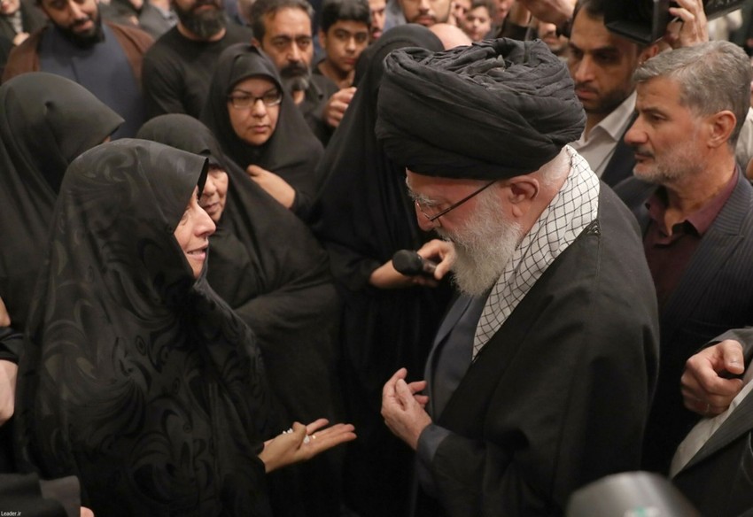 Ali Hamnei na sahrani ubijenih pripadnika Iranske revolucionarne garde u Teheranu 4. aprila