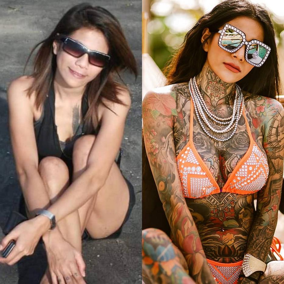 Teljesen meztelen a szépséges, tetovált lány, de nem tűnik annak (18+) –  Borsod24