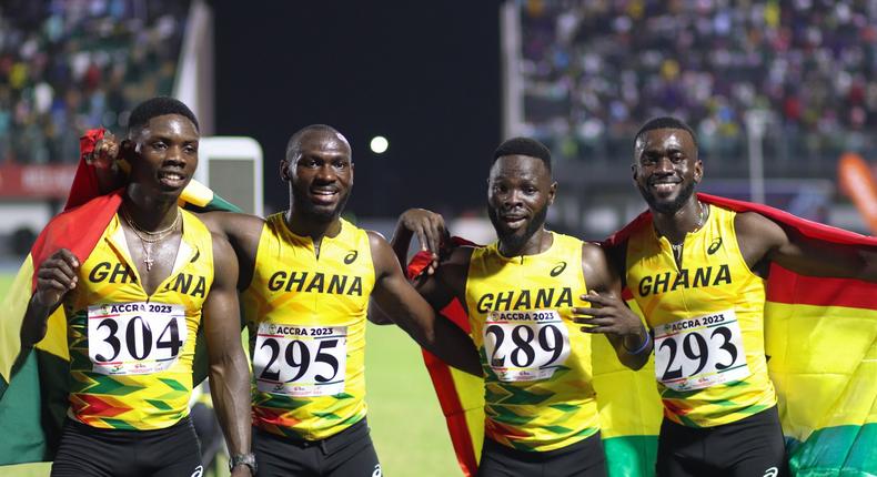 Ghana wins silver men’s 4x100m at 2023 African Games as Nigeria seals gold