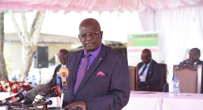 CS George Magoha announces Form One students to report to school on May 3, 2022.