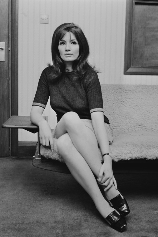 Christine Keeler w londyńskim mieszkaniu (1969)