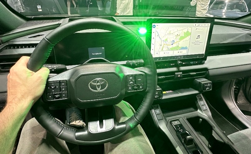 Zielone światło w samochodzie