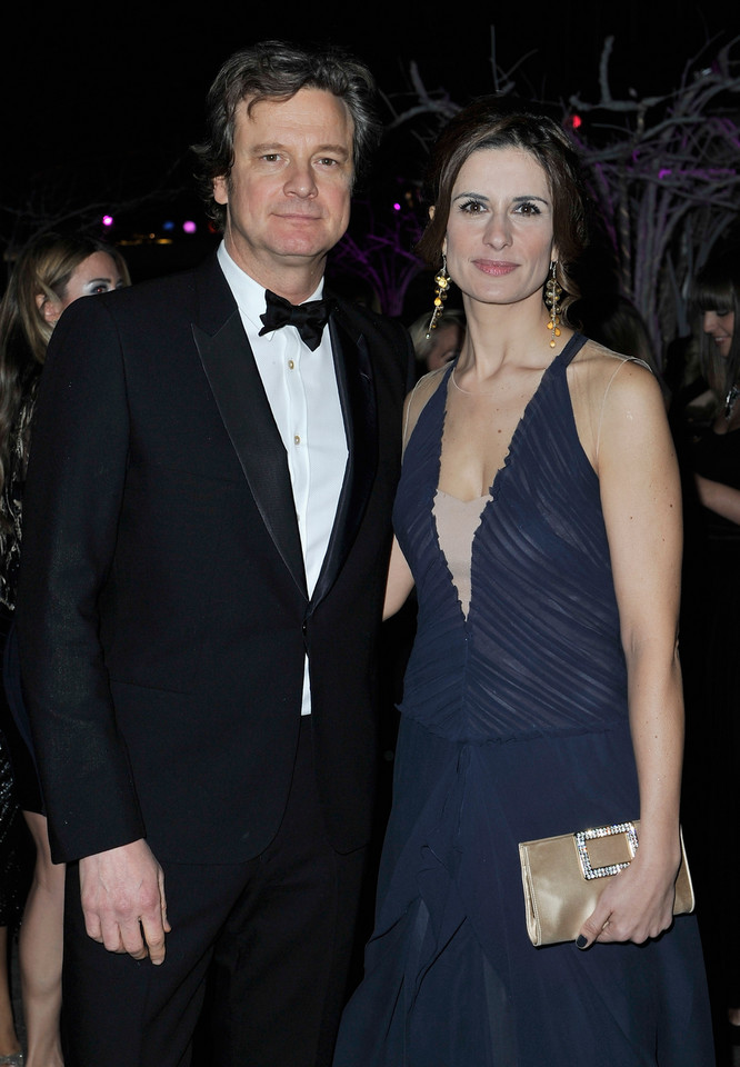 Colin Firth i Livia Giuggioli / fot. Getty Images