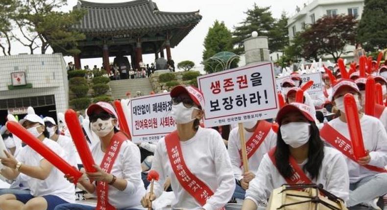 South Korea prostitutes decry court ruling, demand right to work