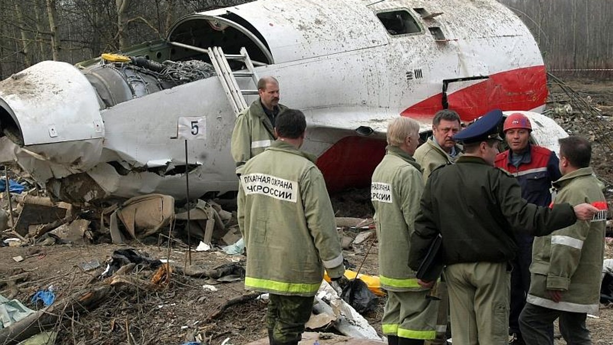 samolot Tu-154 Smoleńsk szczątki