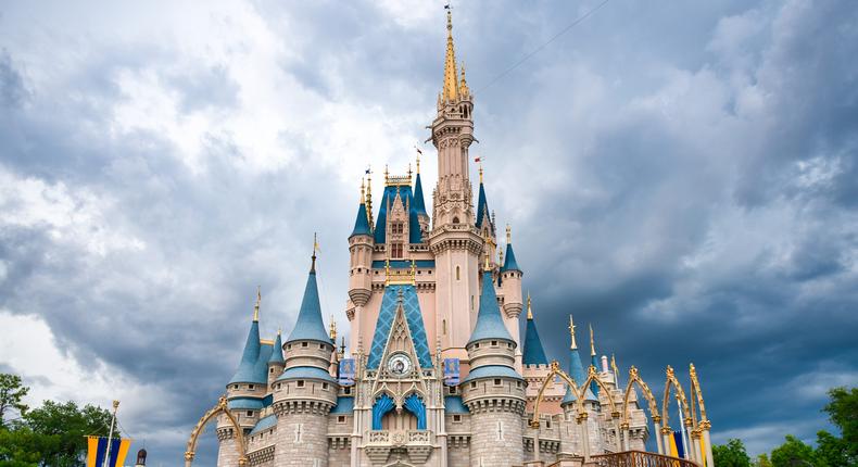 Cinderella Castle at Walt Disney World Resort, Florida.