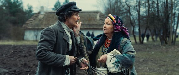 Adam Bobik i Anna Dymna na planie filmu "Sami Swoi. Początek"