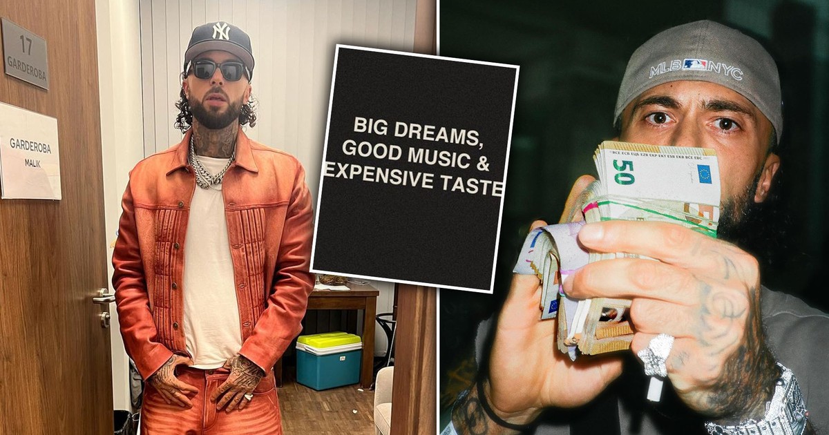 Raper Malik Montana pochwalił się nowym łańcuchem. Cena zwala z nóg