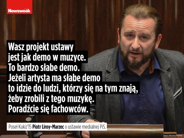 Piotr Liroy-Marzec Ruch Kukiz'15 polityka Sejm