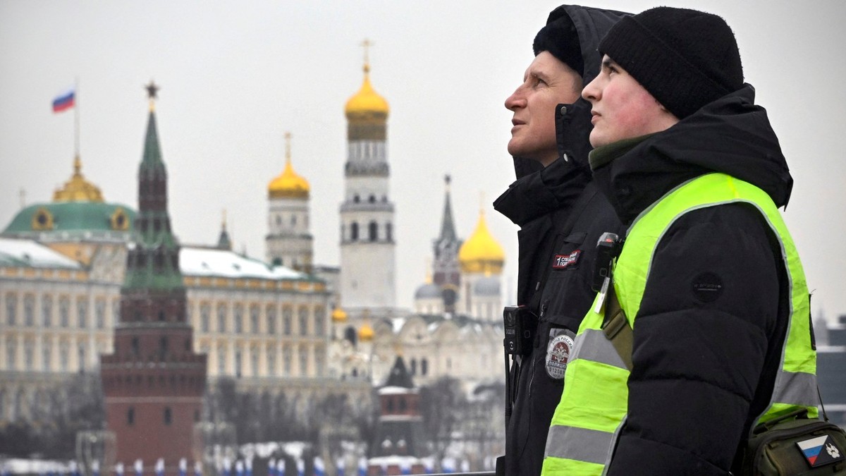 Ruska policija kod Kremlja